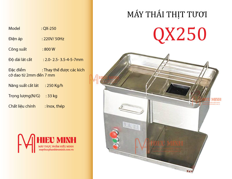 máy thái thịt QX250