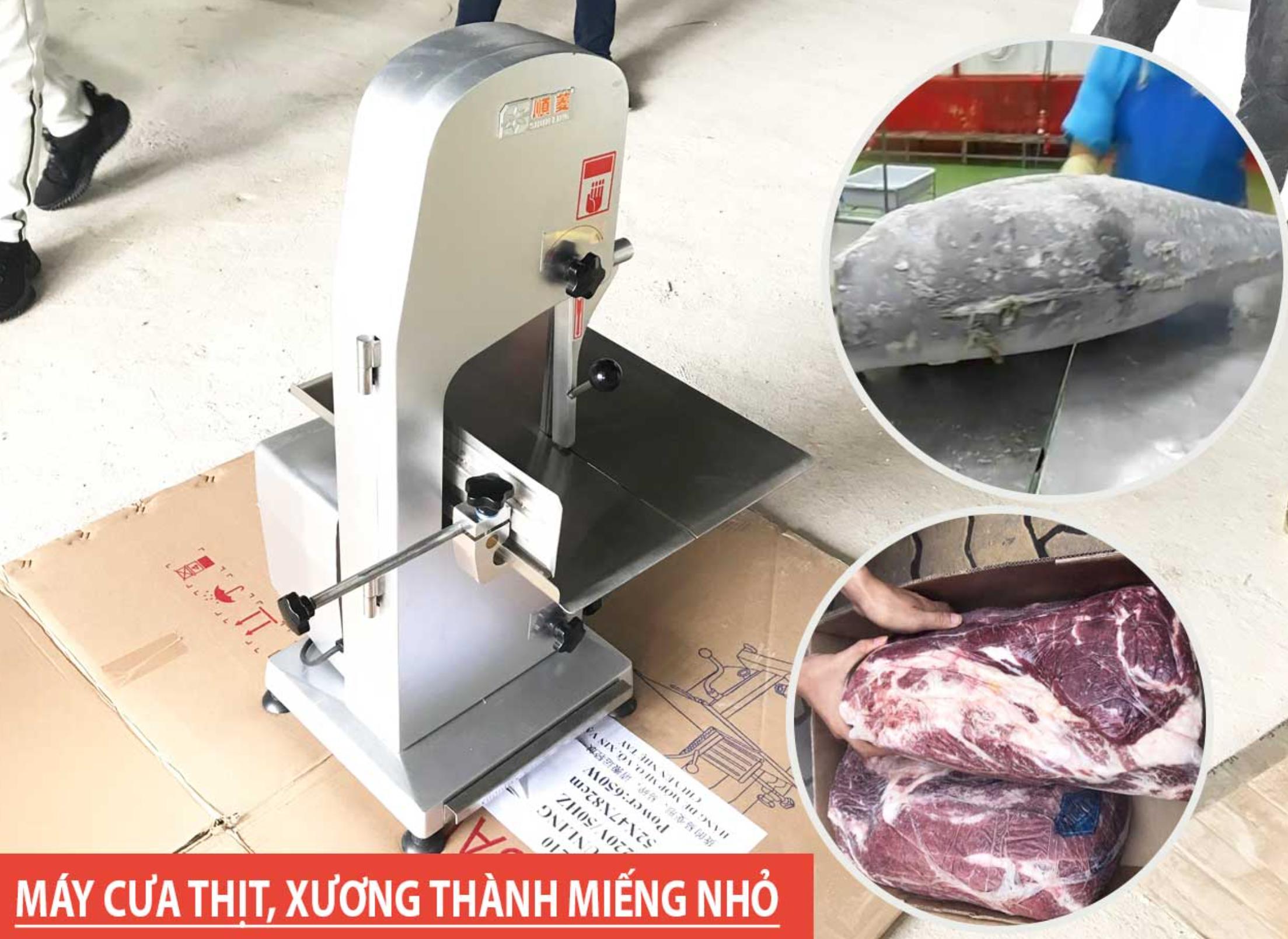 Máy cắt thịt cá đông lạnh