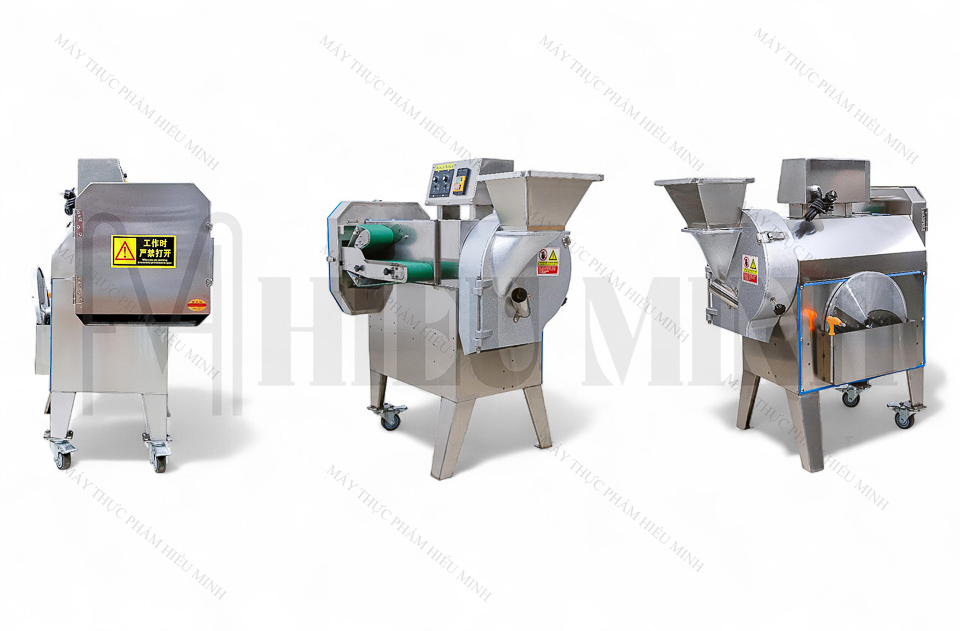 Máy Thái Rau YQC803 Tháo Rời Băng Tải