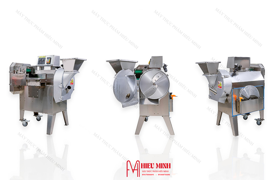 Máy Thái Rau YQC803 Tháo Rời Băng Tải